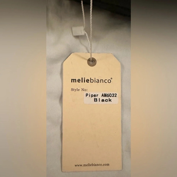 NWT Melie Bianco Piper Vegan Leather Crossbody Bag Black - Picture 11 of 12